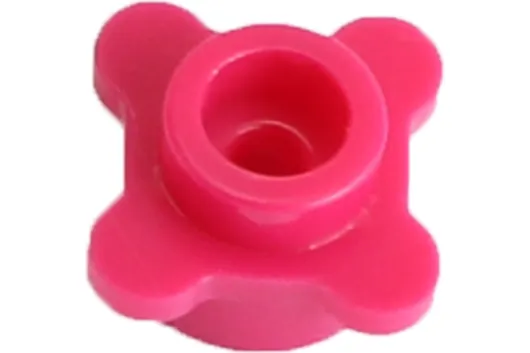 KBW Klemmbausteine Blumen Blüte mit Blütenrand in magenta 100Stück