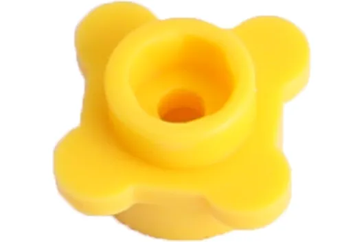 KBW Klemmbausteine Blumen Blüte mit Blütenrand in gelb 100Stück