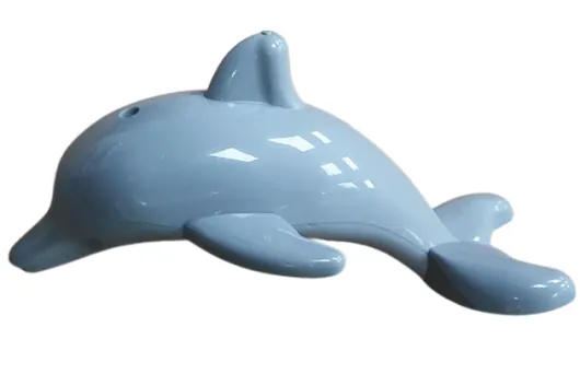 Klemmbausteine Tier Delfin in grau