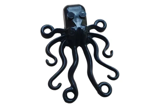 Klemmbausteine Tier Kraken in schwarz