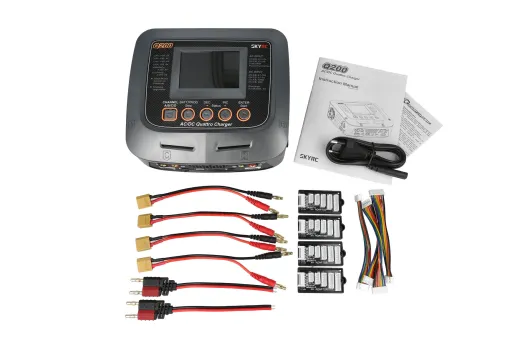 SkyRC Q200 AC/DC Ladegerät LiPo 1-6s 10A 2x100W 2x50W