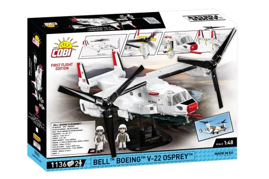 COBI Klemmbausteine Flugzeug Bell Boeing V22 Osprey First Flight Edition - 1136 Teile