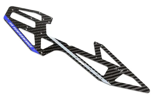 OMPHobby Ersatzteile Carbon Hauptrahmenplatte rechts blau für M4