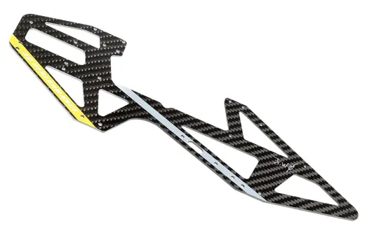 OMPHobby Ersatzteile Carbon Hauptrahmenplatte rechts gelb für M4