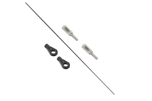 OMPHobby Ersatzteile Heckanlenkgestänge Ø3x509mm für M4