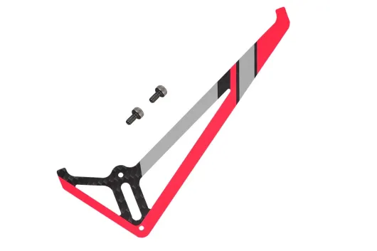 OMPHobby Ersatzteile Heckfinne rot für M4 und M4 Max