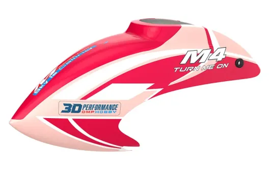 OMPHobby Ersatzteile Kabinenhaube rot für M4