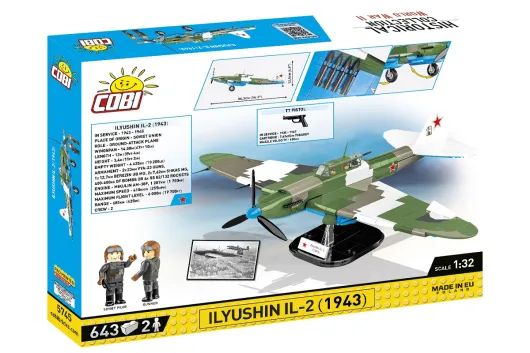 COBI Klemmbausteine Flugzeug Ilyushin IL-2 Shturmovik - 643 Teile