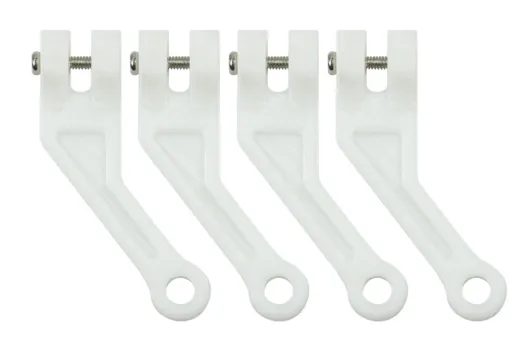 Microheli Anlenkarme aus Kunststoff für OMPHobby M2, M2 V2, M2 EXP Tuning 4Blatt Hauptrotorkopf Set