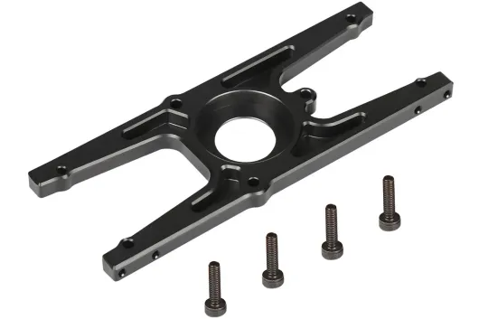 OMPHobby Ersatzteile Aluminium Grundplatte in schwarz für M4