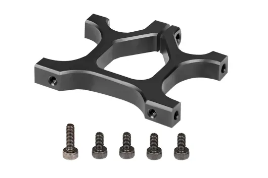 OMPHobby Ersatzteile Aluminium Heckrohrhalterung in schwarz für M4