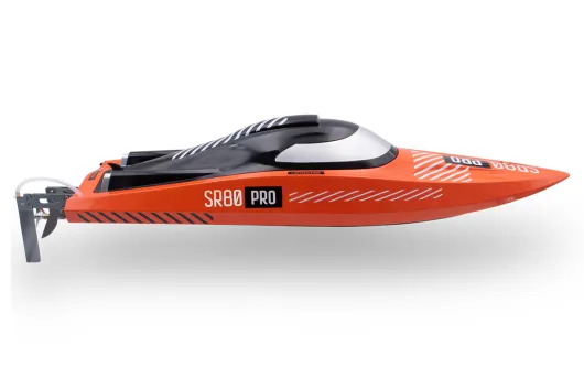 MODSTER RC Boot Vector SR80 Pro Elektro Brushless Rennboot in orange/schwarz mit 4S Antrieb ARTR (ohne LiPo Akku)