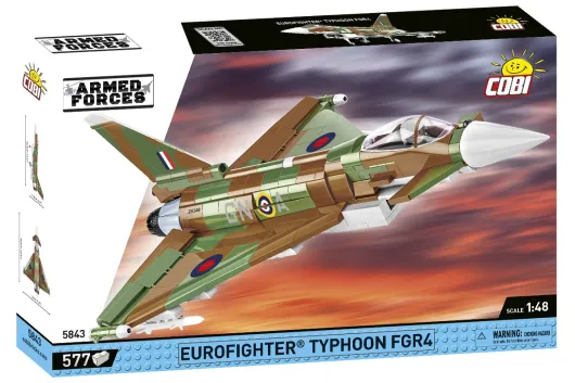 COBI Klemmbausteine Flugzeug RAF TYPHOON FGR4 GiNA - 577 Teile