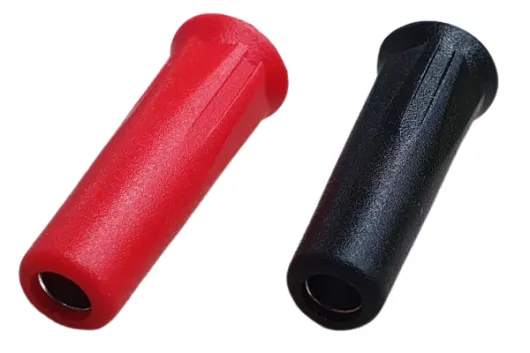 Bananenbuchse 1Paar rot und schwarz 4mm