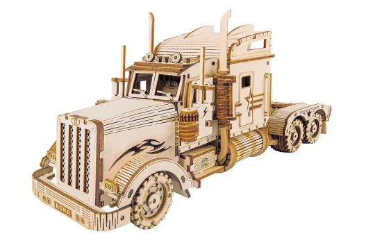 Lasercut Holzbausatz Standmodell LKW Heavy Truck - 286 Teile