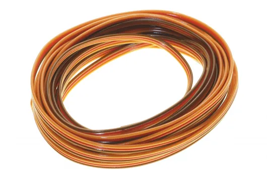 Servokabel 3x0,14mm² PVC flach 5 Meter