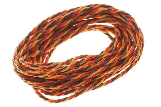 Servokabel 3x0,25mm² PVC verdrillt 5 Meter