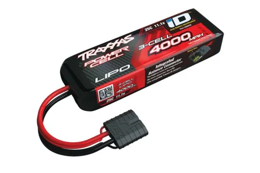 Traxxas Akku LiPo Power Cell 4000mAh 11,1V 3S 25C Traxxas mit iD-Stecker (L135xH26xB43mm)