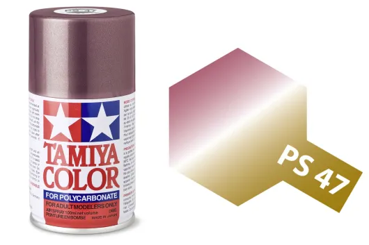 Tamiya Polycarbonatsprayfarbe Lexanfarbe PS-47 Rosarot-Gold schillernd 100ml