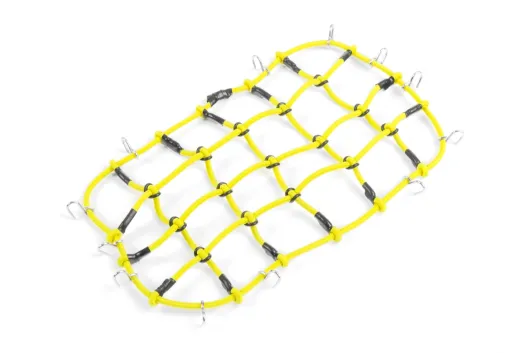 RC Crawler Scalezubehör 1/10 Dachträgernetz gelb