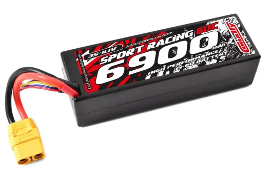 Team Corally Sport Racing LiPo Akku 3S 11,1V 6900mAh 50C mit XT90 im Hardcase