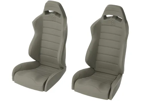 RC Crawler Scalezubehör 1/10 Schalensitz Set Typ A in grau 2Stück