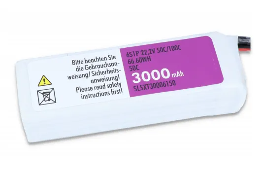 SLS LiPo Akku XTRON 3000mAh 6S1P 22,2V 50C/100C