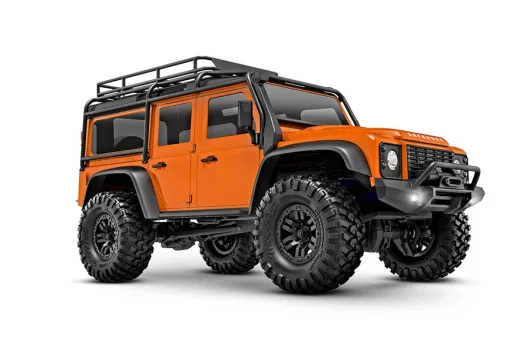 Traxxas TRX-4M LR Defender 4x4 orange 1/18 Crawler RTR Brushed mit Akku und USB Lader