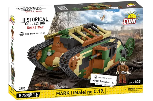 COBI Klemmbausteine Panzer Mark I - 878 Teile