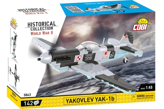 COBI Klemmbausteine Flugzeug Yakolev Yak-1B - 142 Teile