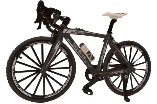 RC Crawler Scalezubehör 1/10 Rennfahrrad in schwarz