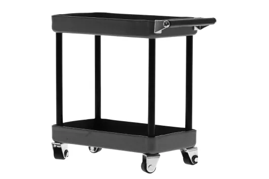 RC Crawler Scalezubehör 1/10 Werkstattwagen Montagewagen 2Etagen 86x42x93mm in schwarz