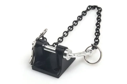 RC Crawler Scalezubehör 1/10 Anhängerkupplung mit Sicheurngsstift in schwarz