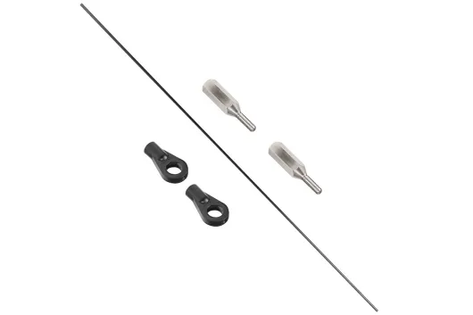 OMPHobby Ersatzteile Heckanlenkgestänge für 88 Zähne vordere Riemenscheibe 510mm für OMP M4