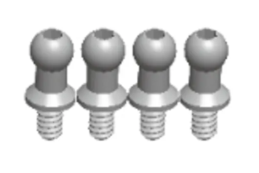 MODSTER Ersatzteile für RC Auto Mini Cito/Dasher Kugelköpfe 4,9x13,6 4Stück