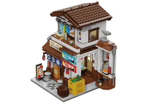 CaDA Klemmbausteine Japanische Kantine - 861 Teile