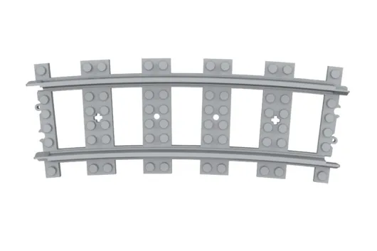 STS Klemmbausteine Eisenbahn Schiene Kurven/Gebogen "RADIUS R104" im Karton - 32Stück