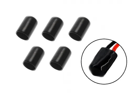 Abdeckkappen aus Silikon in schwarz für XT30 5Stück