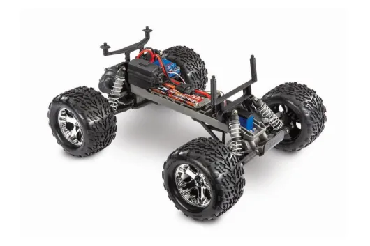 Traxxas Stampede blau 1/10 2WD Monster-Truck RTR Brushed, mit Akku und 4A USB-C-Lader