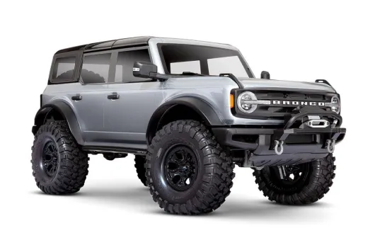 Traxxas TRX-4 2021 Ford Bronco silber 1/10 Crawler RTR Brushed, ohne Akku und ohne Lader