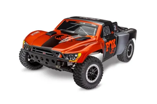 Traxxas Slash VXL Clipless Fox 1/10 2WD Short-Course RTR Brushless, mit TSM, ohne Akku und ohne Lader