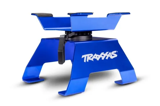 Traxxas Auto Montagestand aus Aluminium in blau für 1/10-1/8 RC Cars