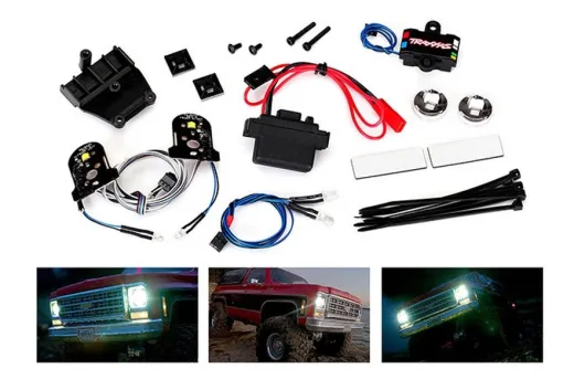Traxxas Tuning LED Licht-Set Komplett mit Netzteil für TRX-4 1/10