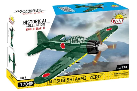 COBI Klemmbausteine Flugzeug Mitsubishi A6M2 Zero - 170 Teile