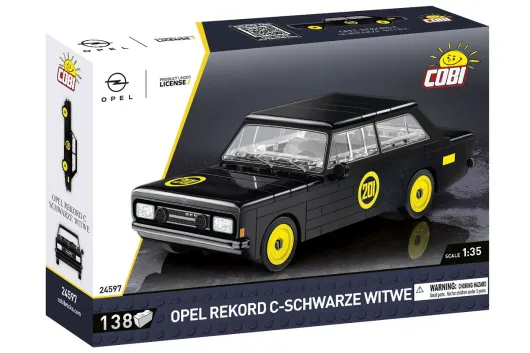 COBI Klemmbausteine Auto Opel Rekord C Schwarze Witwe - 138 Teile