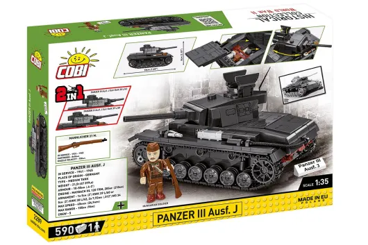 COBI Klemmbausteine Panzer III - 590 Teile