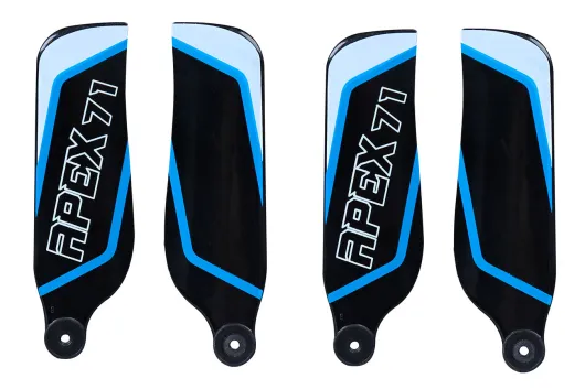 OMPHobby Ersatzteile Heckrotorblätter 71mm für M4 Max