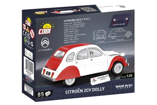 COBI Klemmbausteine Auto Citroen 2CV Dolly - 85 Teile