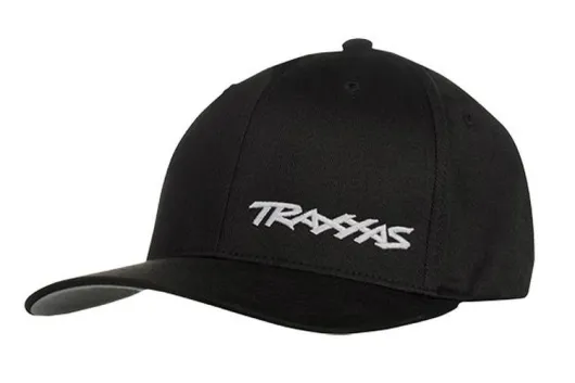 Traxxas Schirmkappe schwarz Logo in rot