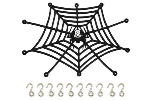 RC Crawler Scalezubehör 1/10 Gepäcks-Spinnennetz in schwarz